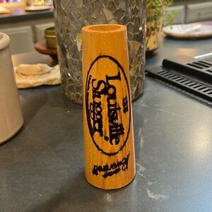 Vintage Louisville Slugger Wooden Pen Holder - carved from a real bat.